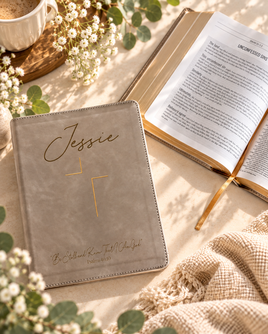 Personalized Engraved Bible — NIV Jesus Bible
Color: Taupe