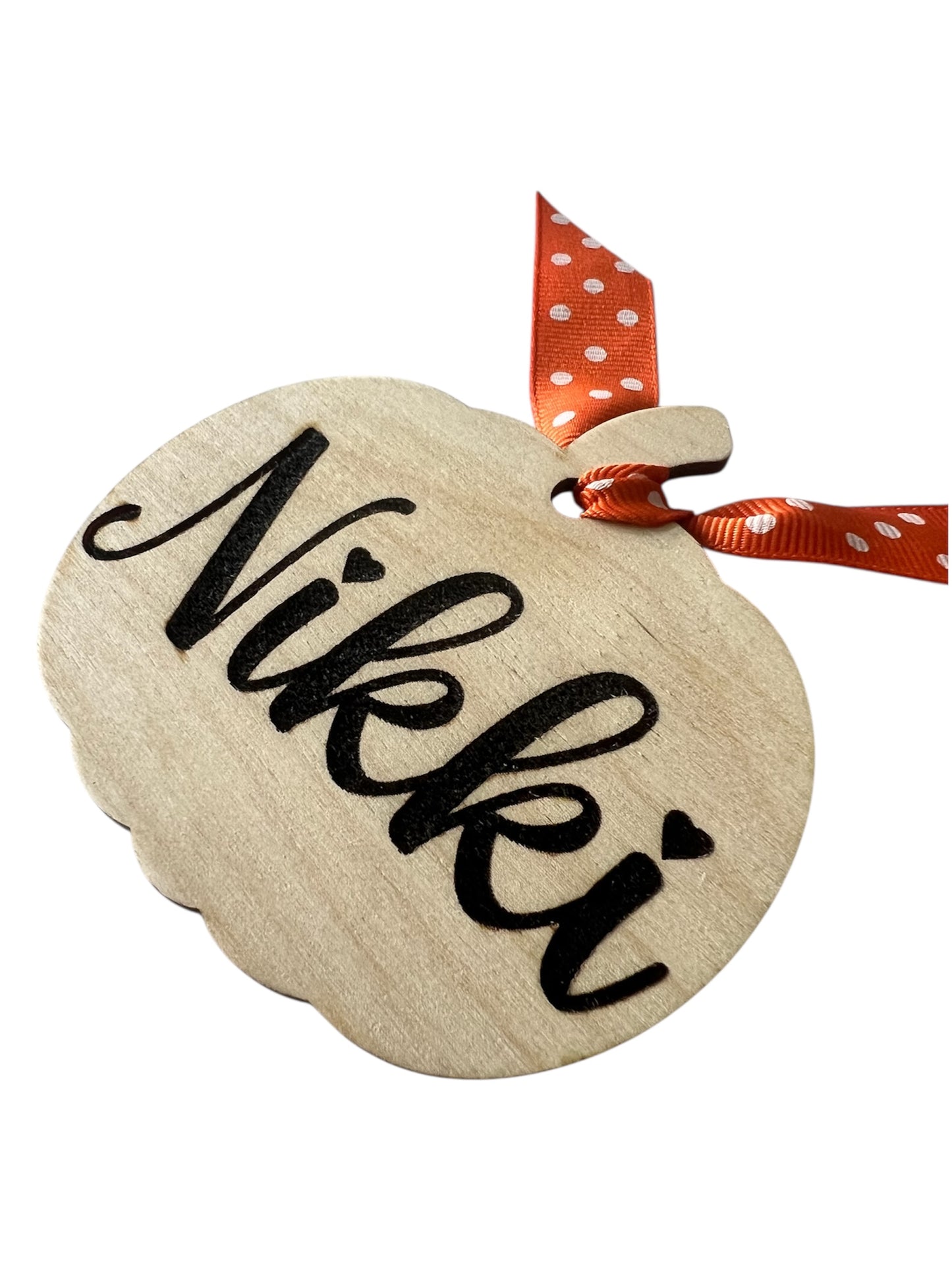 Personalized Pumpkin Tag — Fall Name Tag