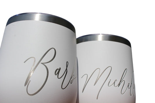 Engraved Wine Tumbler