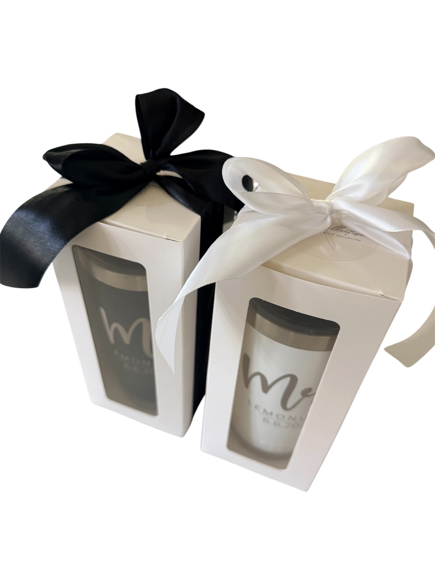 Mr. & Mrs. Engraved Tumblers – Wedding Gift, Engagement Gift, Bridal Shower Gift (YETI or Generic)