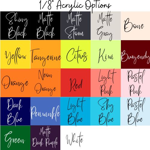 Bow Name Sign