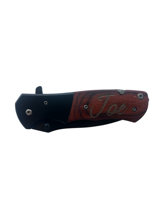 Engraved Pocket Knife