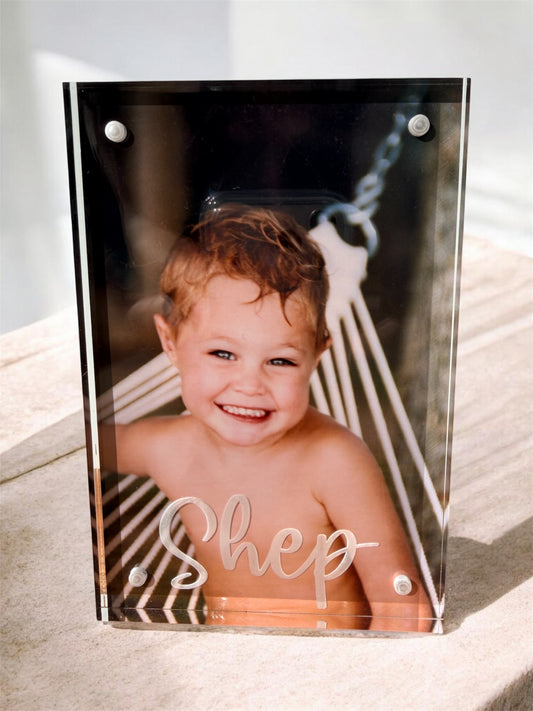 Personalized 4×6 Engraved Acrylic Frame