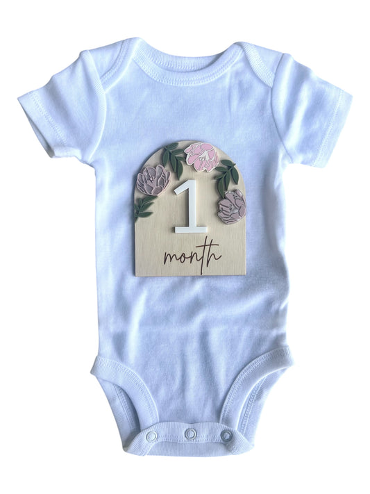 Peony Birth Milestone Set