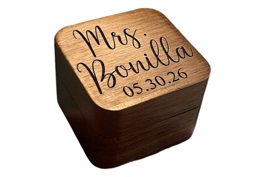 Personalized Ring Box