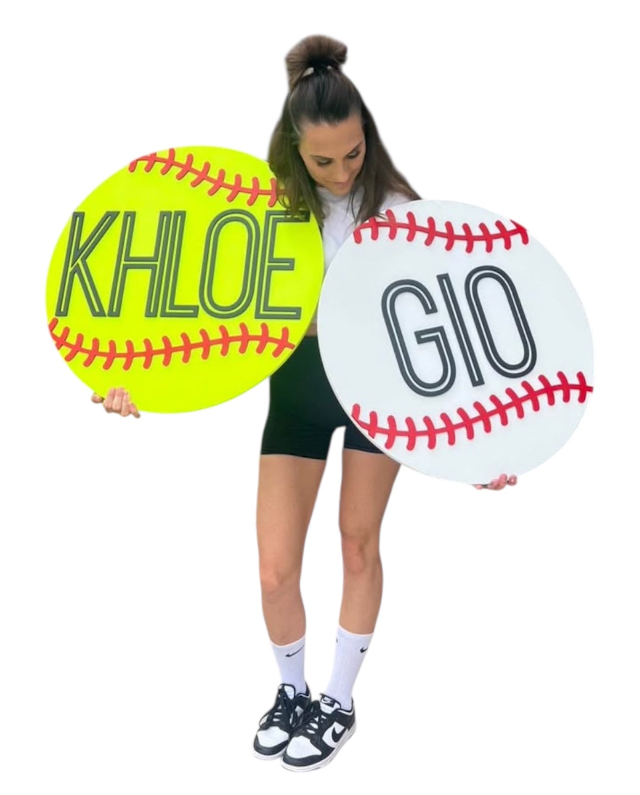 Softball Name Sign