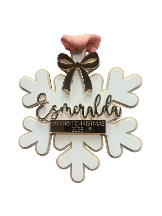Personalized Baby’s First Christmas Ornament — Keepsake