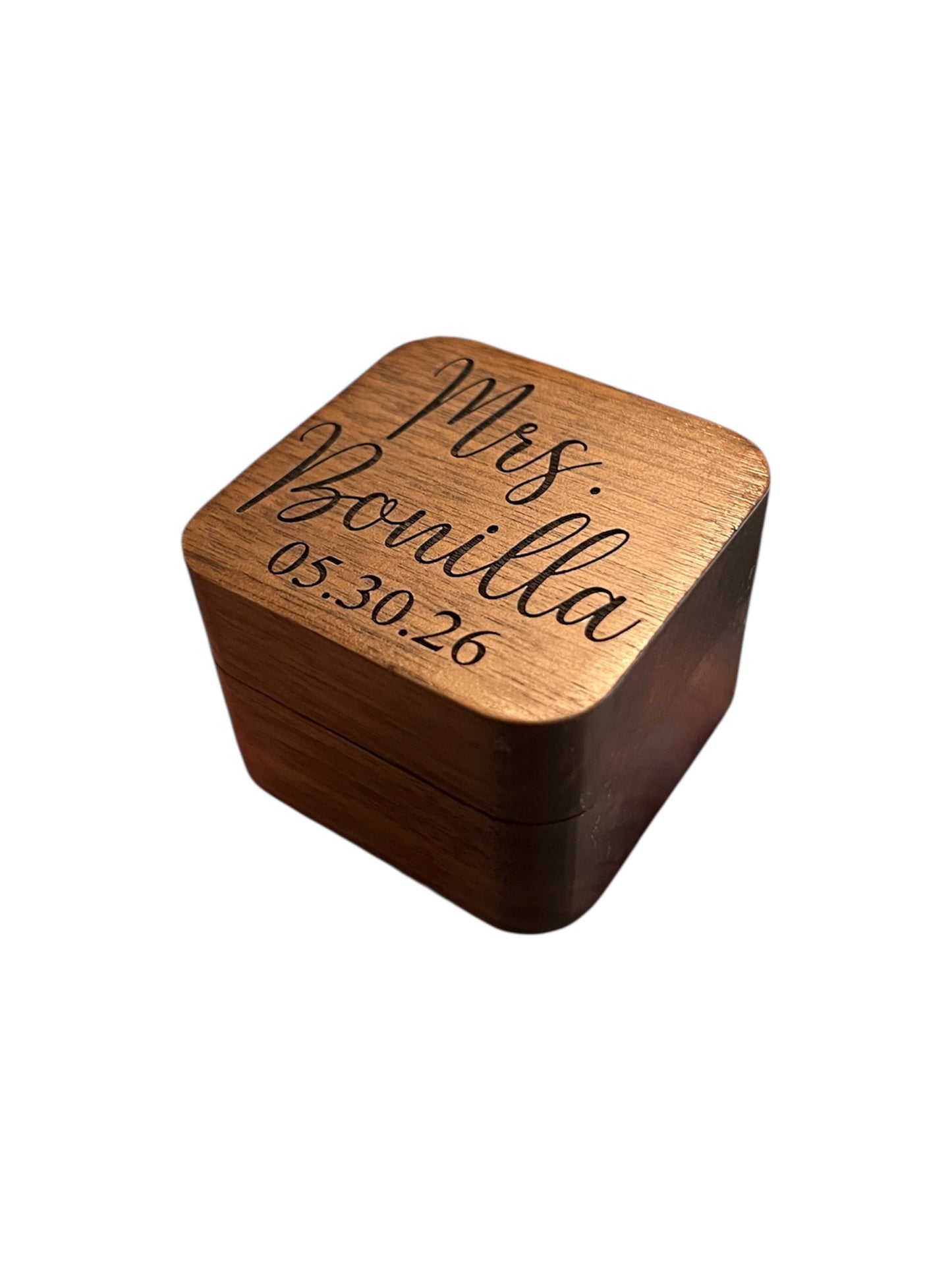 Personalized Ring Box