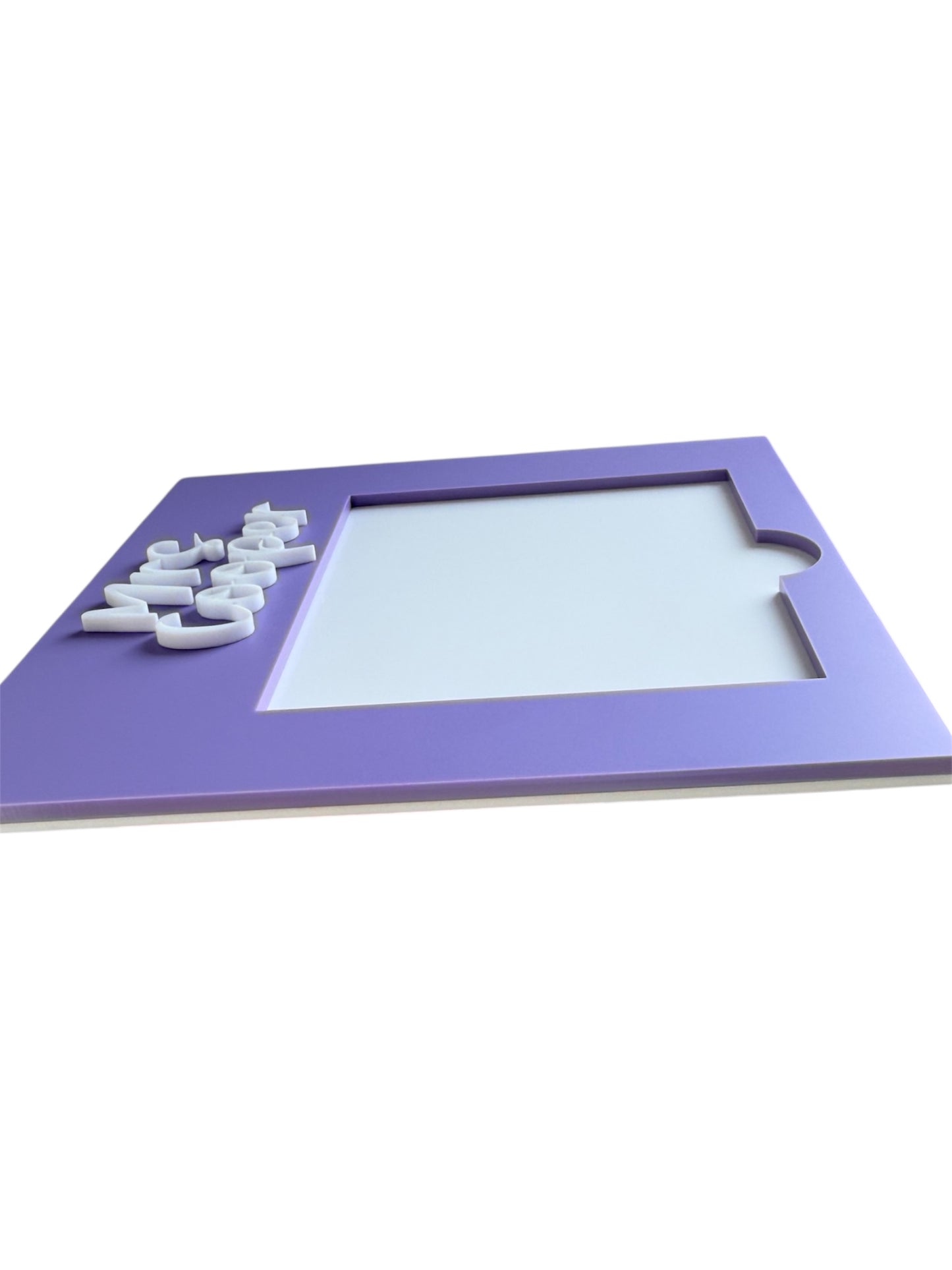 Personalized Teacher Post‑It Holder – 3D Acrylic Name Desk Accessory | Custom Teacher Gift