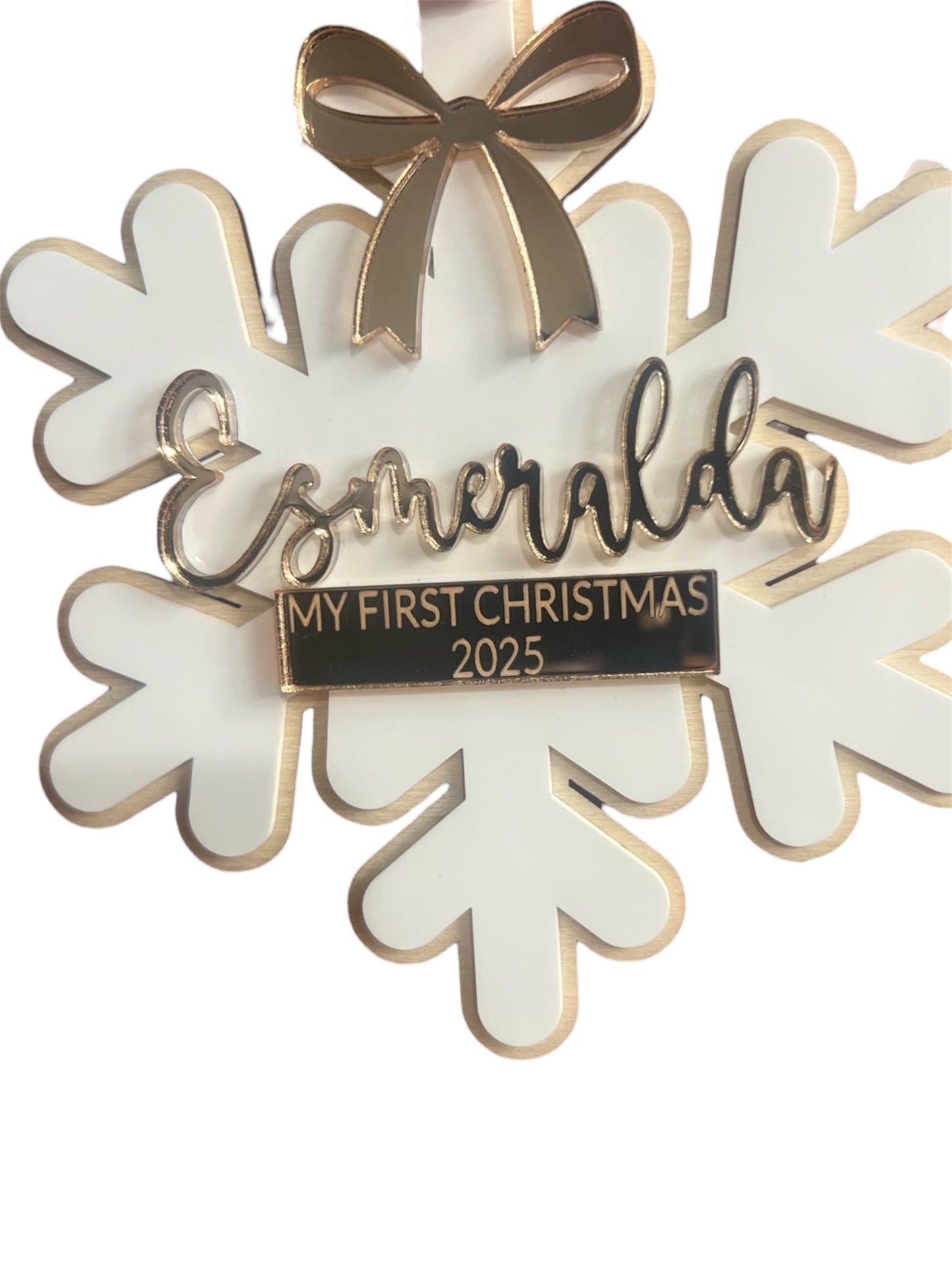 Personalized Baby’s First Christmas Ornament — Keepsake