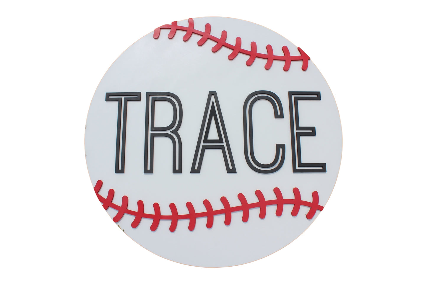 Baseball Name Sign