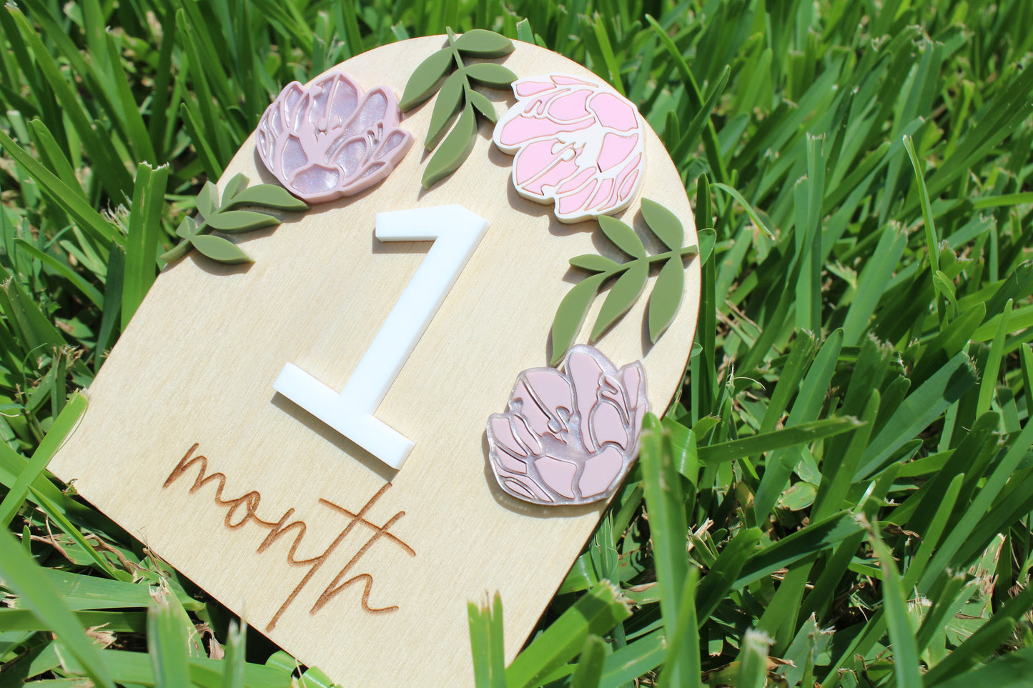 Peony Birth Milestone Set