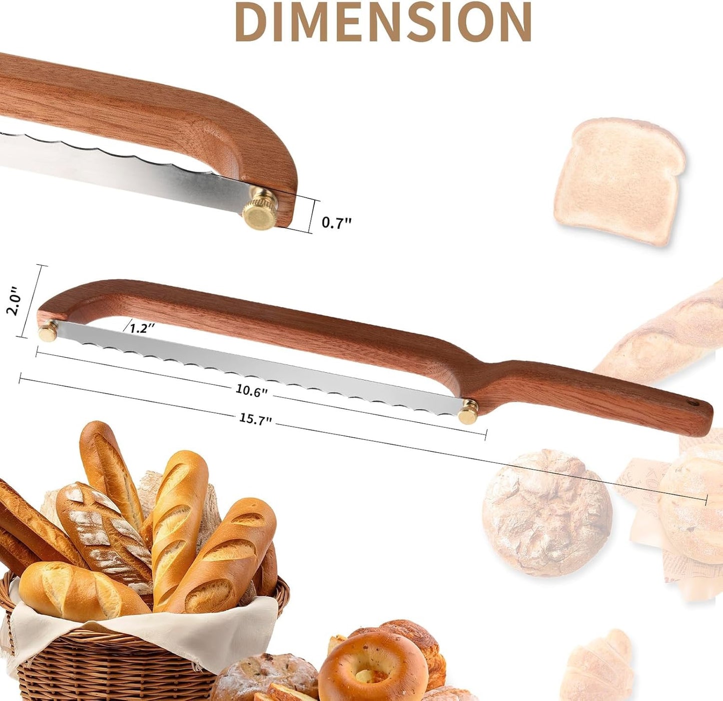 Engraved Bread Knife