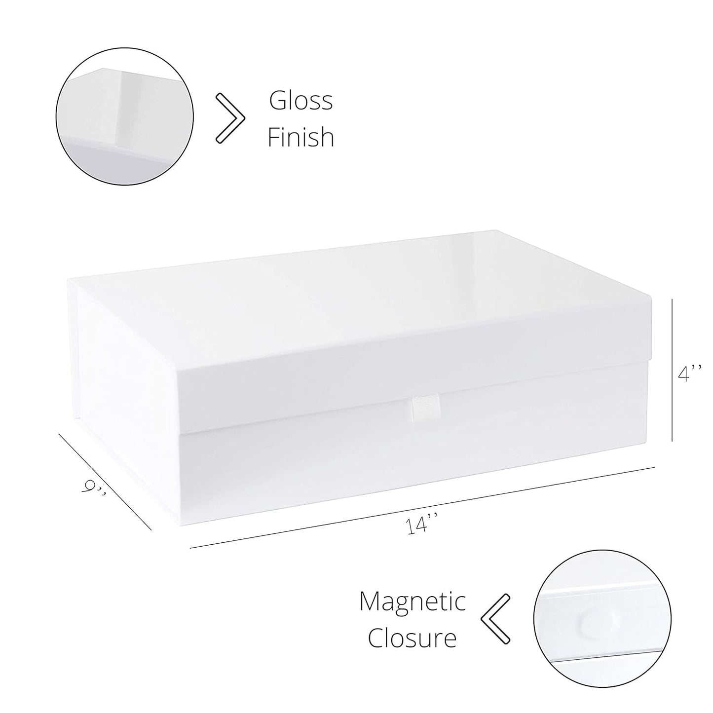 White Magnetic Gift Box