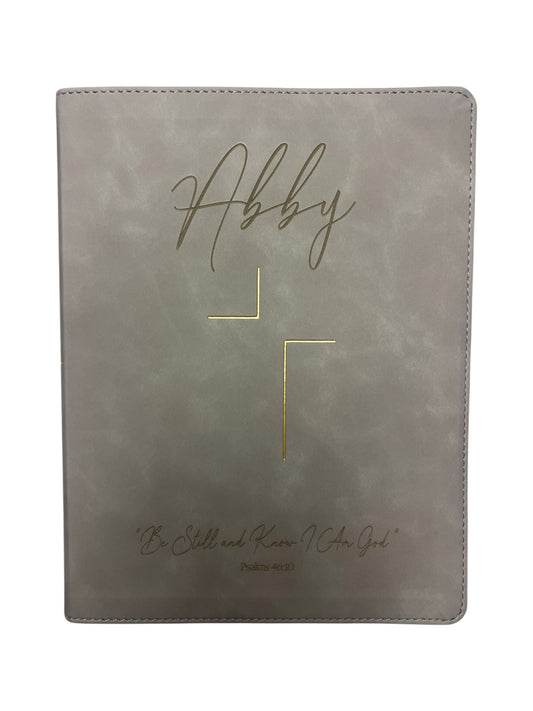 Personalized Engraved Bible — NIV Jesus Bible 
Color: Taupe