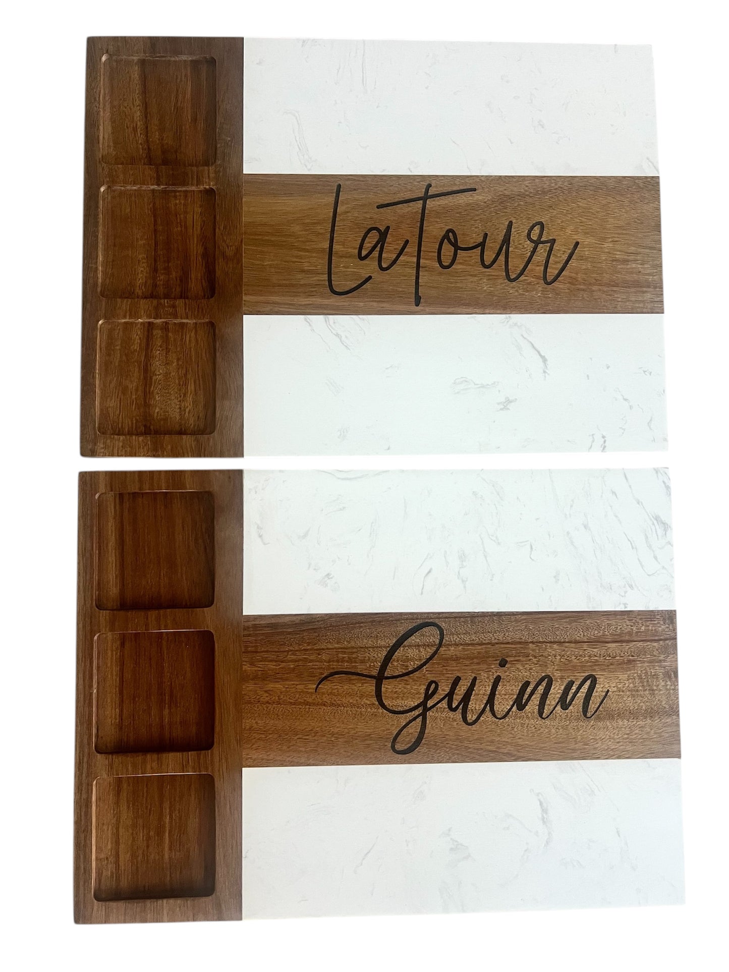 Engraved Charcuterie Board Gift Set